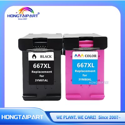 Καρτρίγιο μελάνης 3YM81AL 3YM80AL 667XL 667 Για εκτυπωτή HP DeskJet Ink Advantage 1275 2374 2375 2376 2775 2776, Plus 6475 6476, DeskJet Plus Ink Advantage 6075