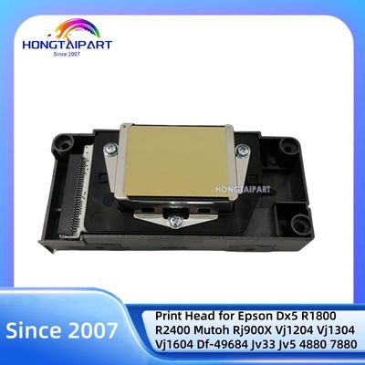 Νέα γνήσια κεφαλή εκτύπωσης F158000 F186000 F160010 για την Epson Dx5 R1800 R2400 Mutoh Rj900X Vj1204 Vj1304 Vj1604 Df-49684 Jv33 Jv5 4880 7880 9880 Κεφαλή εκτύπωσης μελάνης