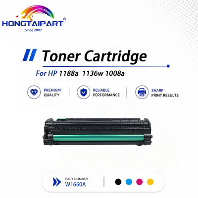 W1660A Γνήσιο δοχείο μαύρου γραφίτη Fit HP 1008a 1136w 1188a