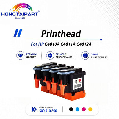 Smooth-ink-flow HP11 Printhead Precise Dot Control Compatible For HP 500 510 800 Plotter C4810A C4811A C4812A