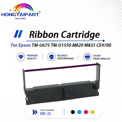 Αδιάβροχο ERC-32 Ribbon Cartridge Crisp Imprint Συμβατό για Epson TM-U675 TM-U1550 M820 M825 CE4700