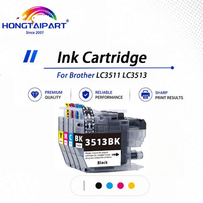 Κασέτα μελανιού υψηλής απόδοσης LC3511 LC3513 Fit For Brother J690DW J890DW J572DW J491DW Inkjet Machine